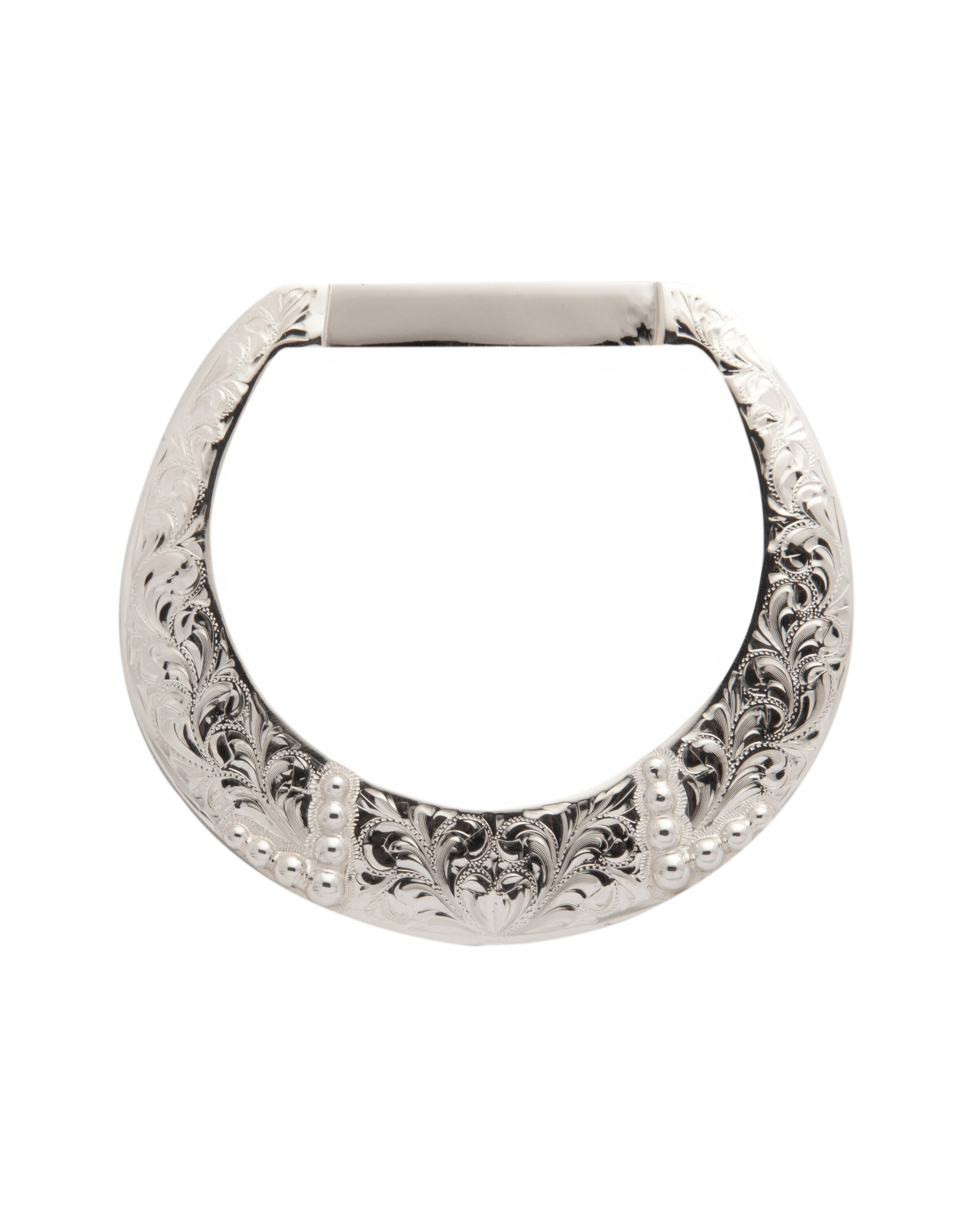 638RoundSilverRearDee Round Silver Rear Dee